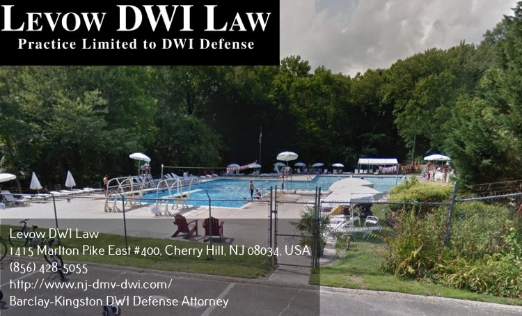 DWI defense attorney in Barclay-Kingston, NJ near swim club