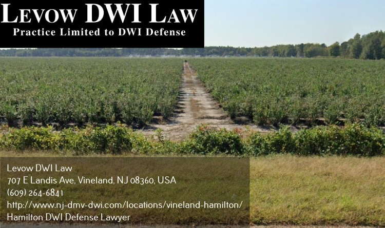 DWI defense lawyer in Hamilton, New Jersey near field