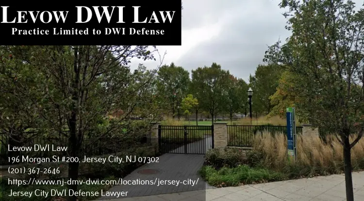 DWI defense lawyer in Jersey City, NJ near Newport Green Park