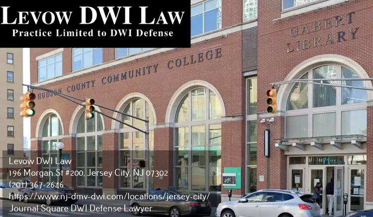 DWI defense lawyer in Journal Square, NJ near community college