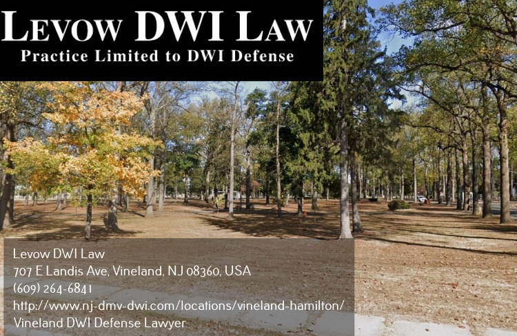 DWI defense lawyer in Vineland, New Jersey near park