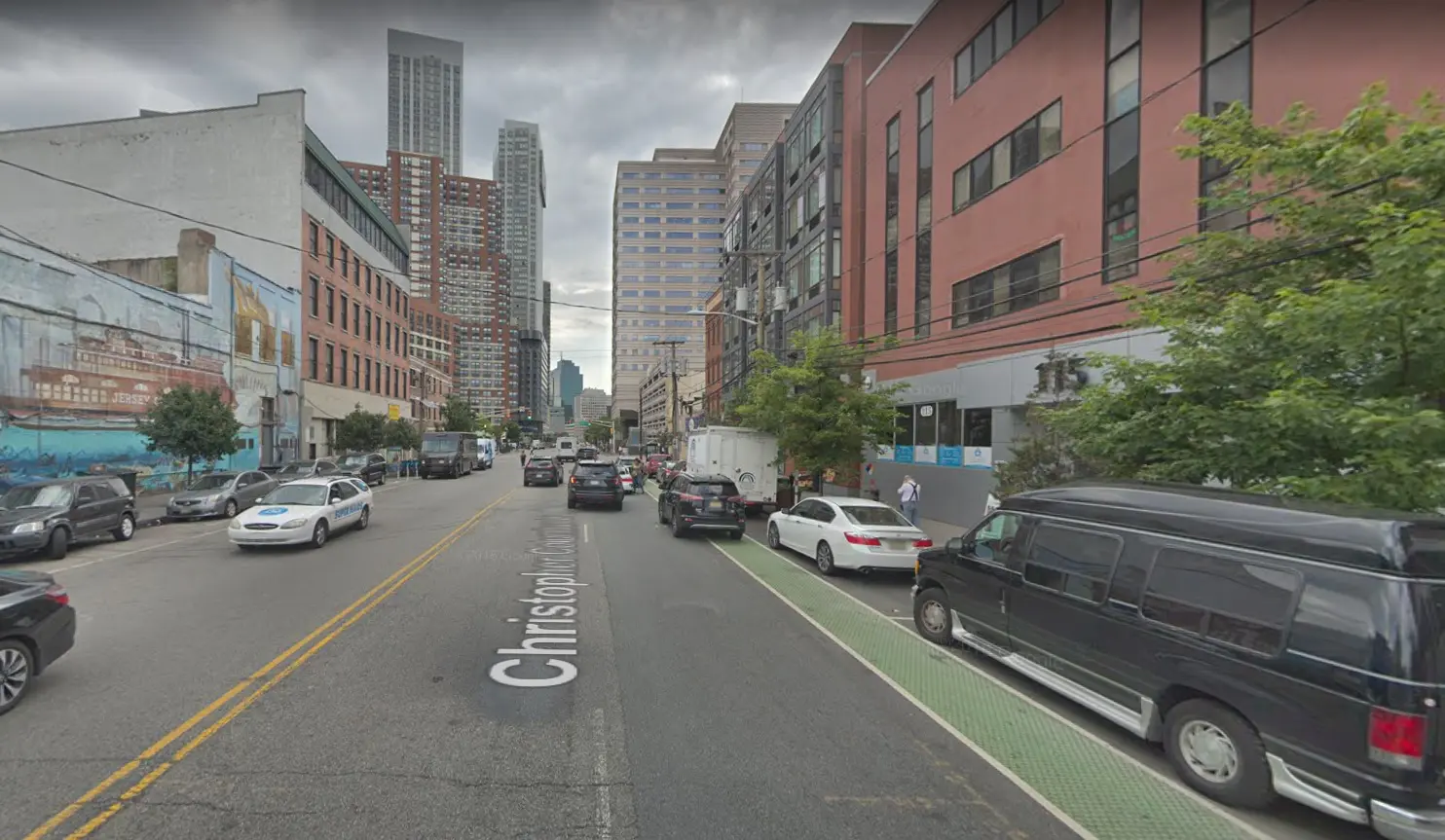 Street in Jersey City, New Jersey