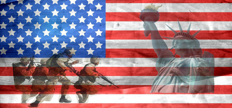veteran, flag, statute of liberty